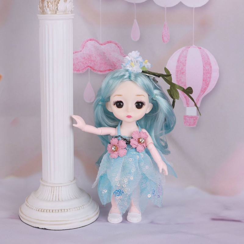 Bộ Búp Bê Công Chúa Đồ Chơi Đáng Yêu Dành Cho Búp Bê 17cm