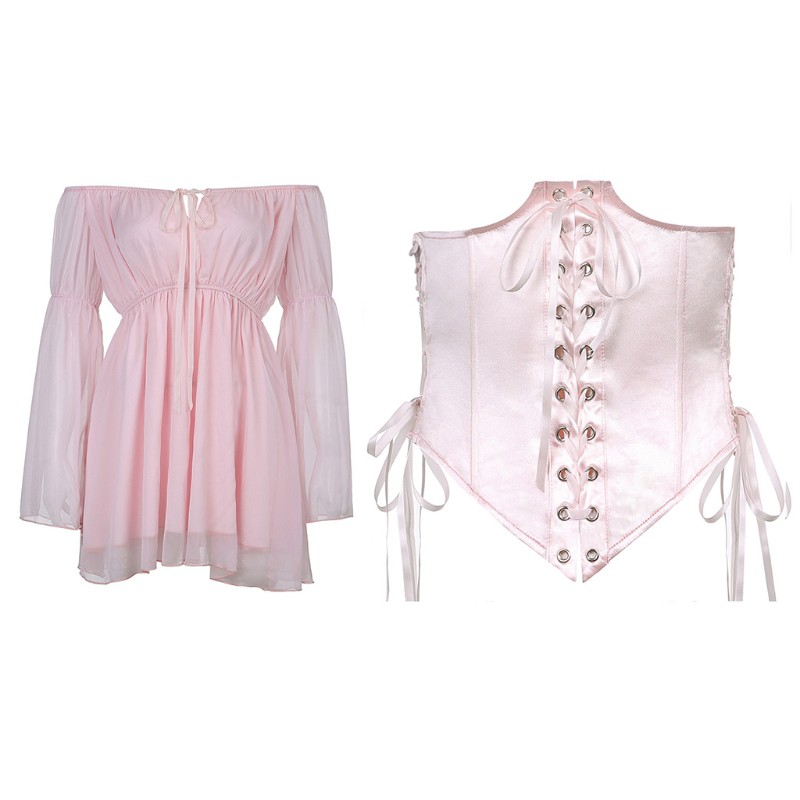 Đầm Voan Tay Dài Thời Trang Dành Cho Nữ