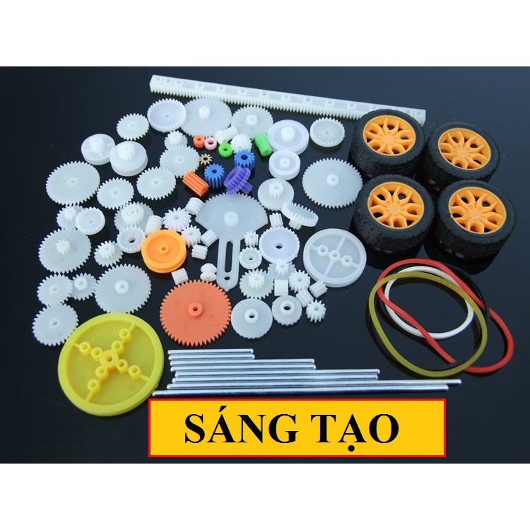 Bộ Bánh Răng Nhựa 78 Chi Tiết Sáng Tạo Và Thông Minh