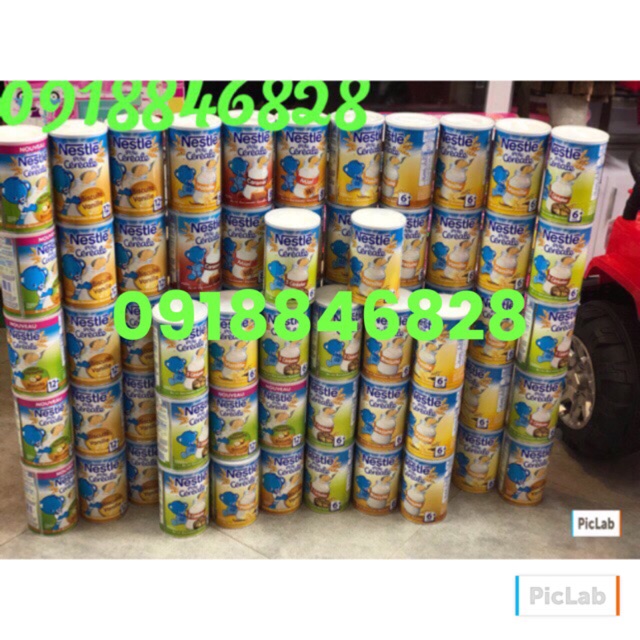 ( GIÁ SỐC)     Bột lắc sữa Nétle pháp nhiều vị - date t7/2019
