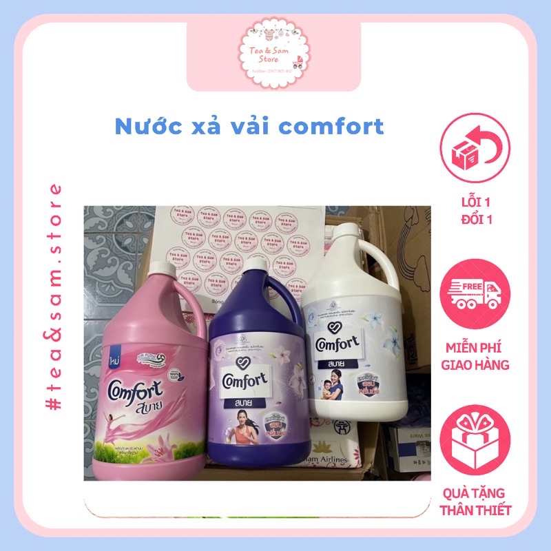 RẺ VÔ ĐỊCH NƯỚC XẢ VẢI QUẦN ÁO COMFOR THÁI LAN 3,8 L ,SIÊU THƠM,CHÍNH HÃNG