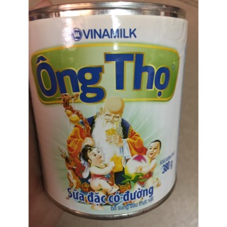 Sữa ông thọ trắng chữ xanh