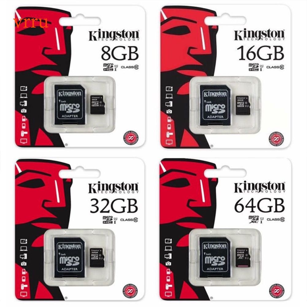 Thẻ Nhớ Micro Sd Kingston Tốc Độ Cao SDHC Kingston SD 16Gb 32Gb 64Gb Bộ Nhớ thẻ Class 10 Mini TF Thẻ Giá Rẻ Adapter Thẻ Nhớ DSS