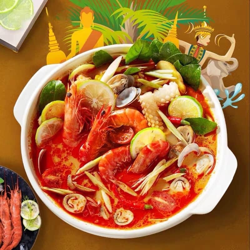 Lẩu thái tôm chua cay Haidilao công thức tuyệt đỉnh xứ Hoa
