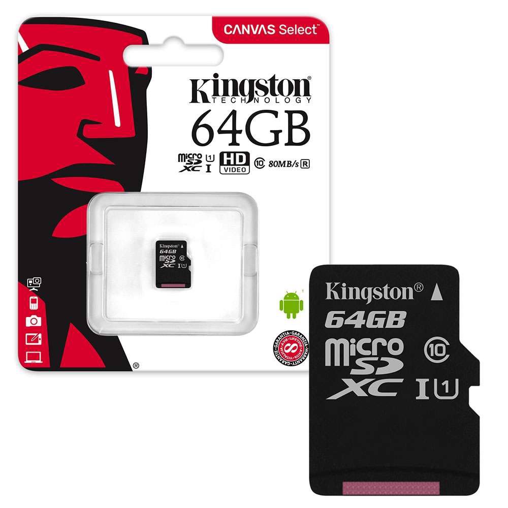 Thẻ Nhớ MicroSD Kingston 64GB Class 10 100Mbs Bảo hành 60 Tháng - 32/64/128GB