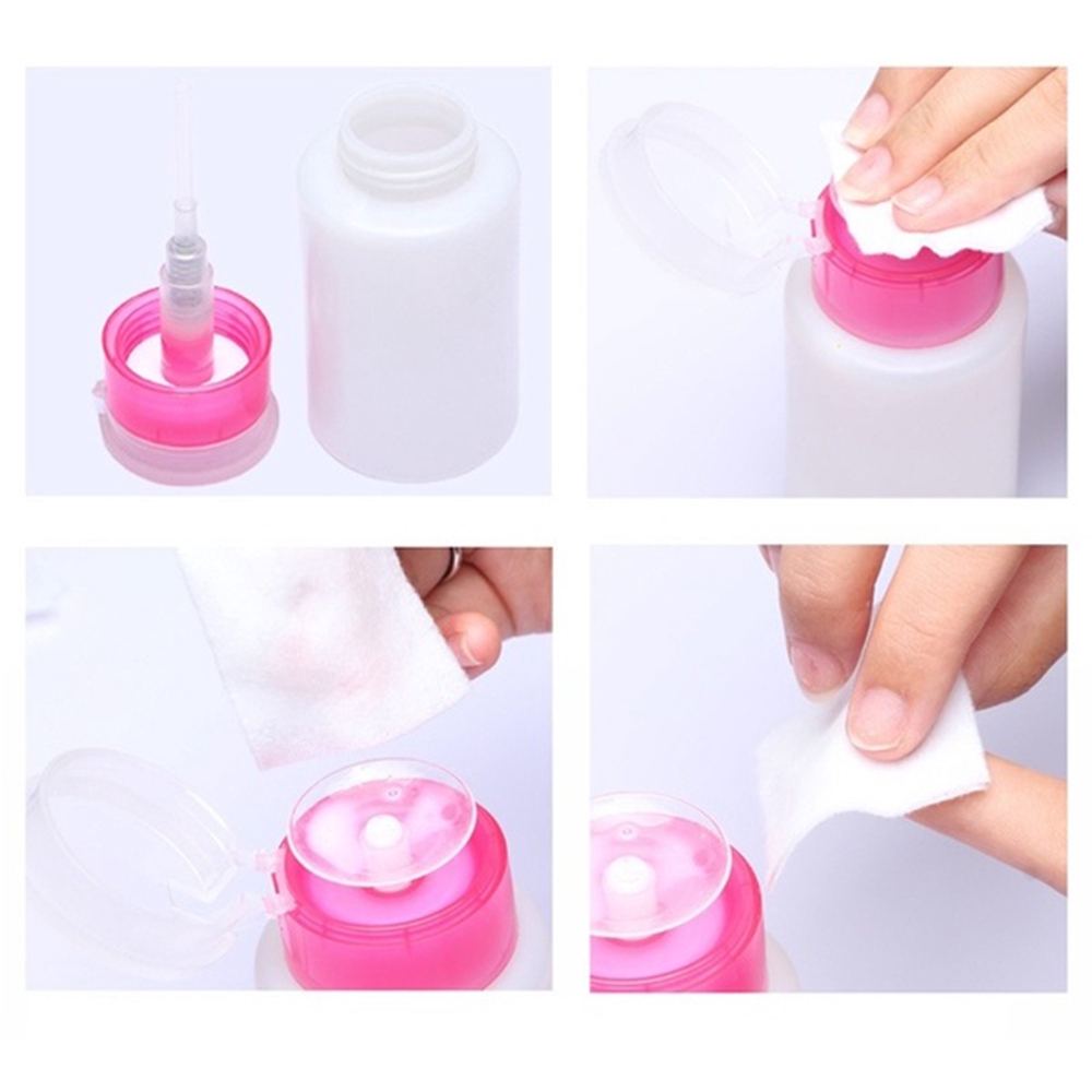 Chai rỗng đựng nước rửa móng gel UV 60ml tiện dụng