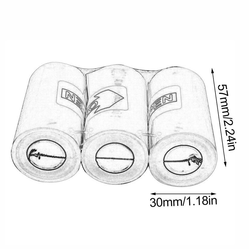 8.23【COD】3 Roll/SET Durable Printing for Paperang Sticker Photo Paper for Photo Printer