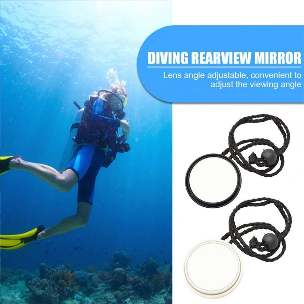 Gương Chiếu Hậu 360 Độ Kèm Dây Đeo Chuyên Dụng Cho Đi Lặn