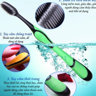 0158 Bàn Chải Đánh Răng Lông Mềm Giúp Chải Răng Sạch Sâu