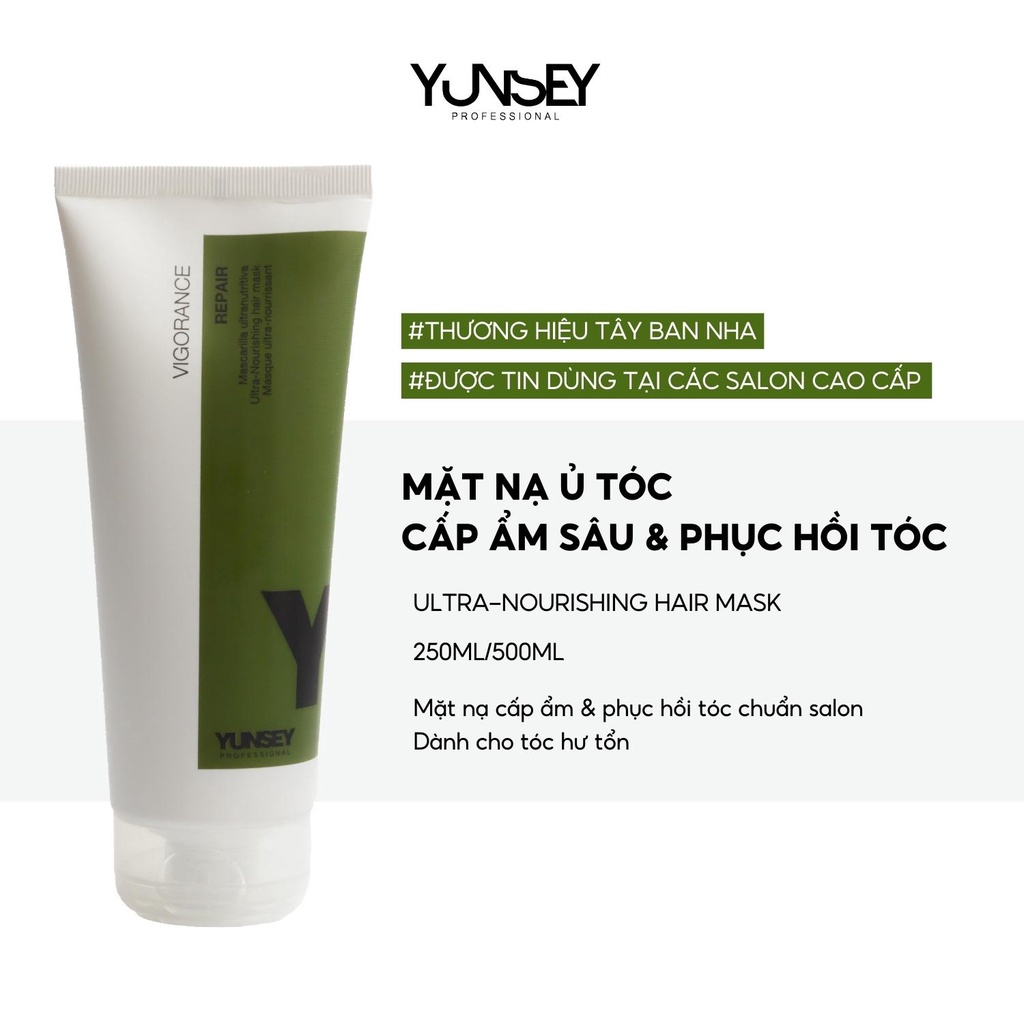 Mặt nạ ủ tóc cấp ẩm chuyên sâu Yunsey Ultra Nourishing Hair Mask 500ml