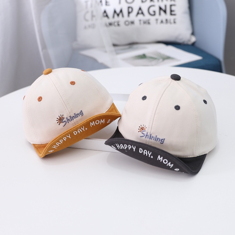 Nón Bóng Chày Thêu Chữ Thời Trang Xuân Hè Dành Cho Trẻ Em 2022