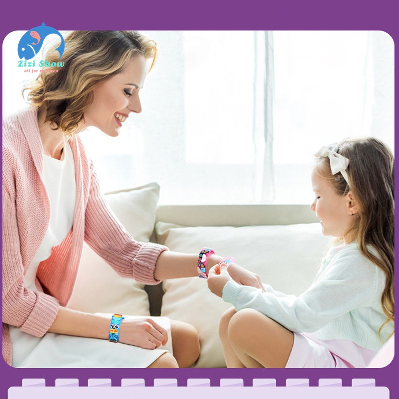 Vòng đeo tay silicone kết hợp khối lắp ghép mô hình lắp ráp sáng tạo cho trẻ em