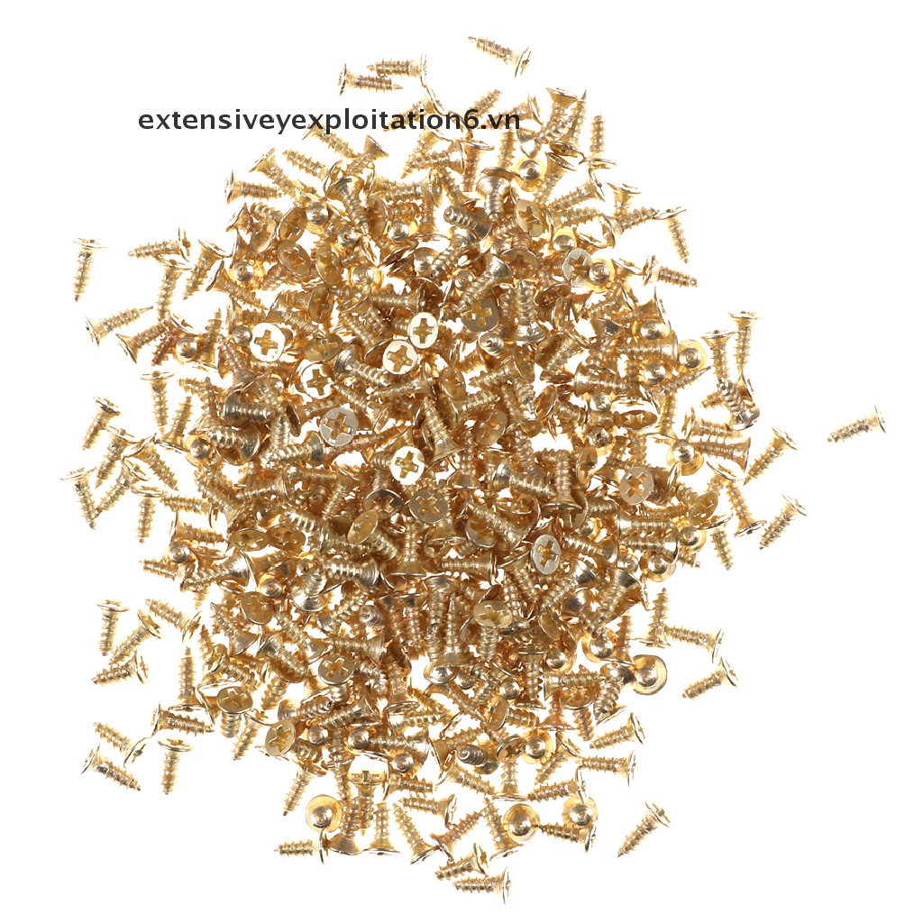 Vít ren đồng thau phẳng tự cắt tiện lợi