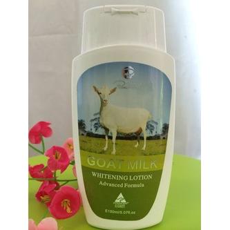 Kem dưỡng trắng da Goat Milk Whitening Lotion (Blue Pure)