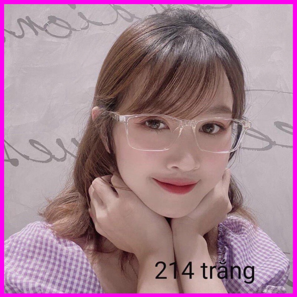 Gọng kính cận vuông UNISEX nhựa dẻo nhiều màu- phụ kiện thời trang thời trang-NHẬN CẮT MẮT CẬN, VIỄN , LOẠN
