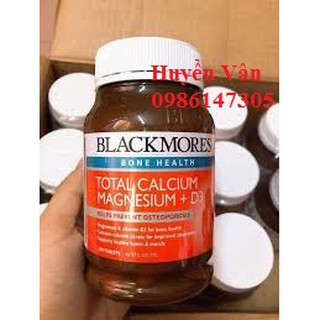 Canxi tổng hợp + Magie Blackmores Total Calcium & Magnesium + D3 200 viên
