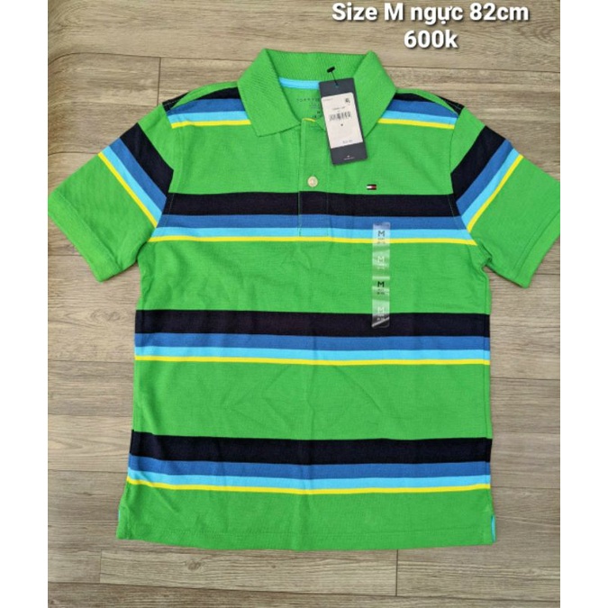 👕Áo thun Polo Trẻ em Tommy Hilfiger Kids Striped Polo Shirt