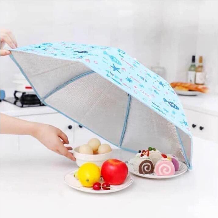 Lồng Bàn Giữ Nhiệt Gập Gọn Siêu Xinh Cỡ Lớn 70cm