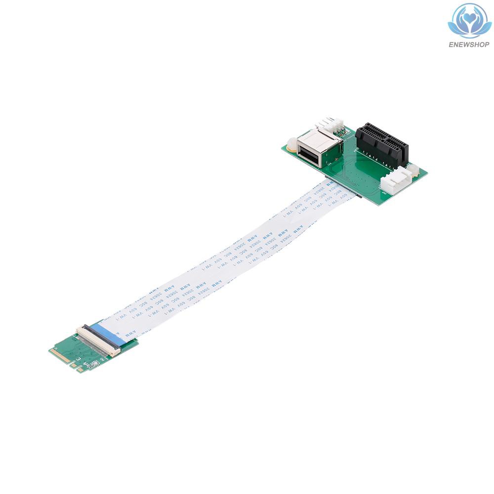 (hàng Mới Về) Bảng Mạch Chuyển Đổi Mini Pci-e Sang Pci-e Với Khe Cắm Dọc