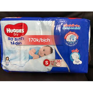 Tã dán sơ sinh Huggies Dry S56