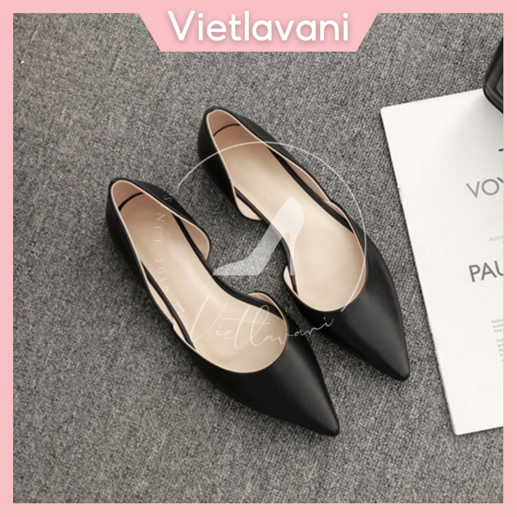 Giày Bệt Màu Nhẹ Chất Mềm Dễ Phối cao 2.5 cm Đồ Mã XKB8