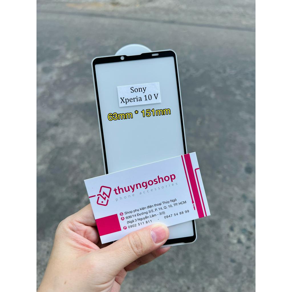 Kính cường lực full màn hình Sony Xperia 1 V - Xperia 5 V - Xperia 10 V