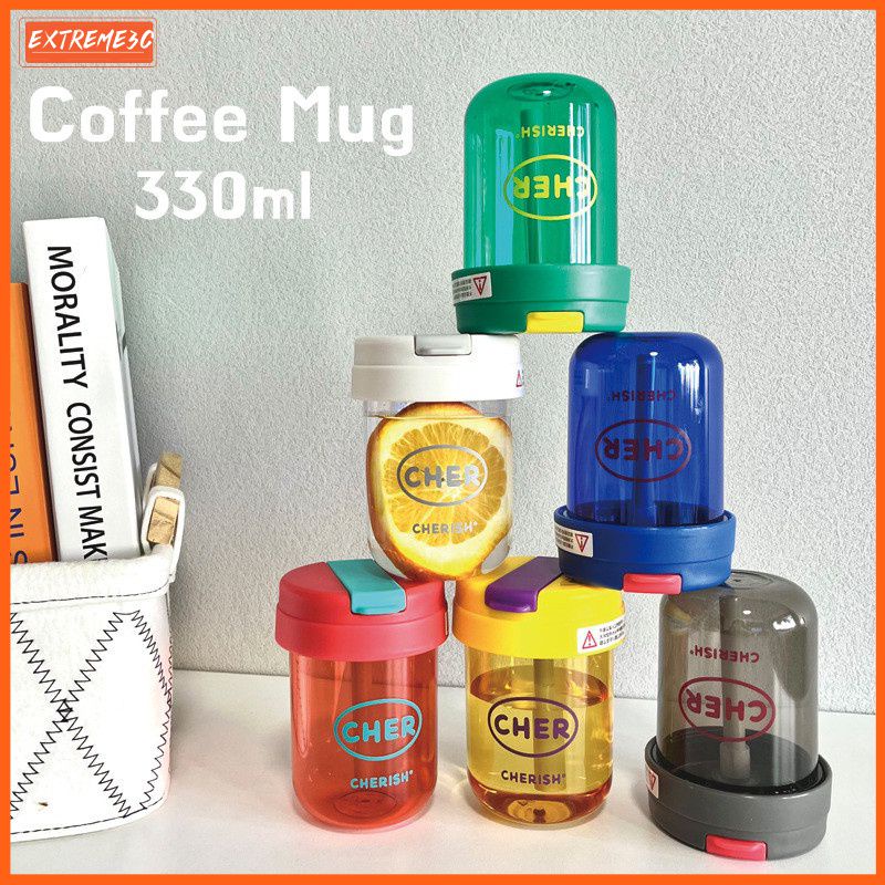 Cà Phê Mini Cốc Đôi Cốc Uống Nước Có Ống Hút Cốc Cốc Uống Nước Di Động Bình Nước Có Ống Hút