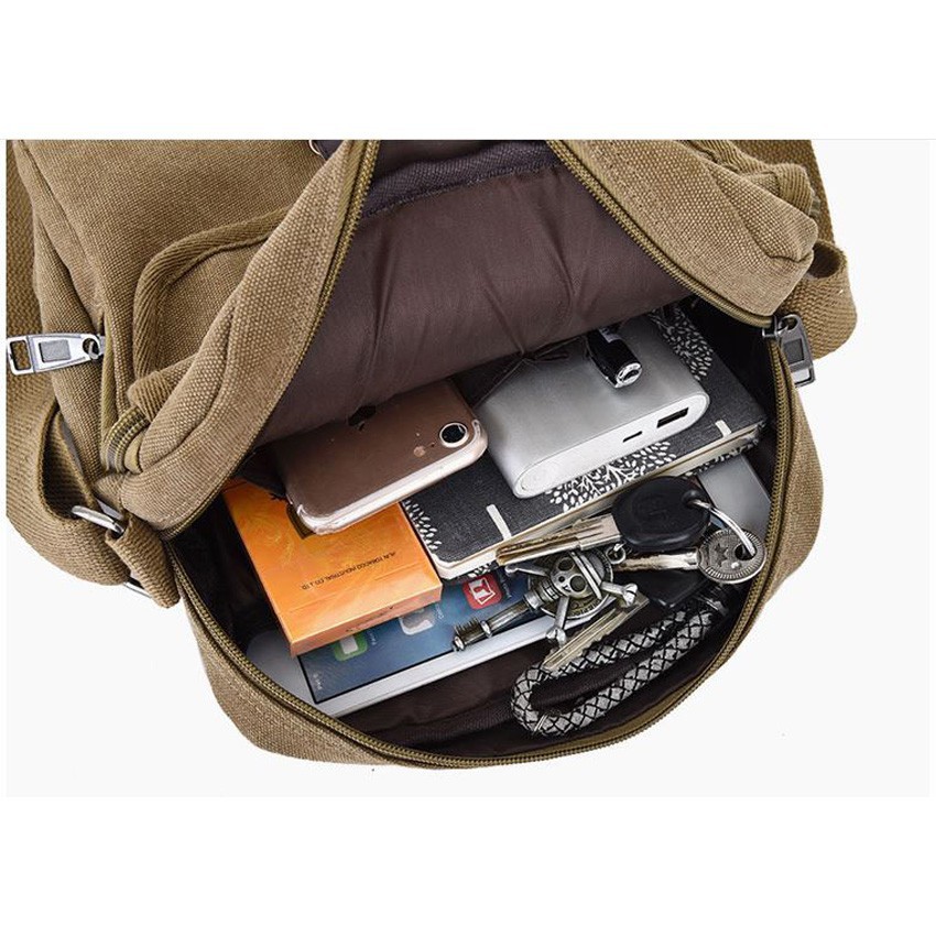 [FreeShip-Hàng Siêu Cấp] Túi đeo chéo vải bô Cao Cấp bền đẹp - Túi đeo chéo nam nữ canvas