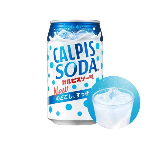 Soda sữa chua uống Calpis Asahi 350ml - Hachi Hachi Japan Shop