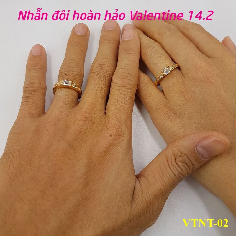 Cặp Nhẫn Đôi Ngày Lễ Tình Yêu VTNT02