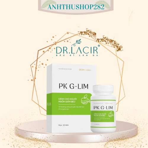 Giảm cân anhthushop Viên uống giảm cân PK G Lim Lamer Dr Lacir giảm cân an toàn hiệu quả