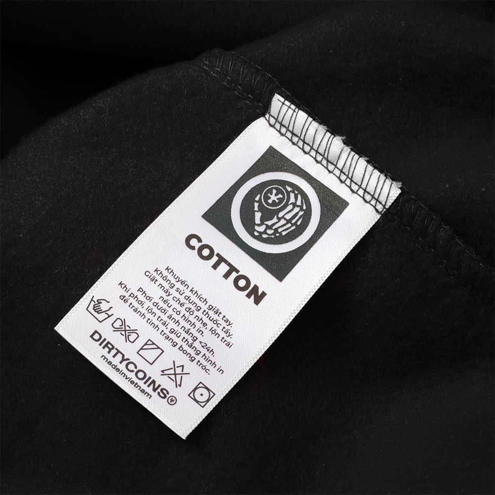 Áo khoác DirtyCoins Letters Monogram Hoodie - Black / Grey