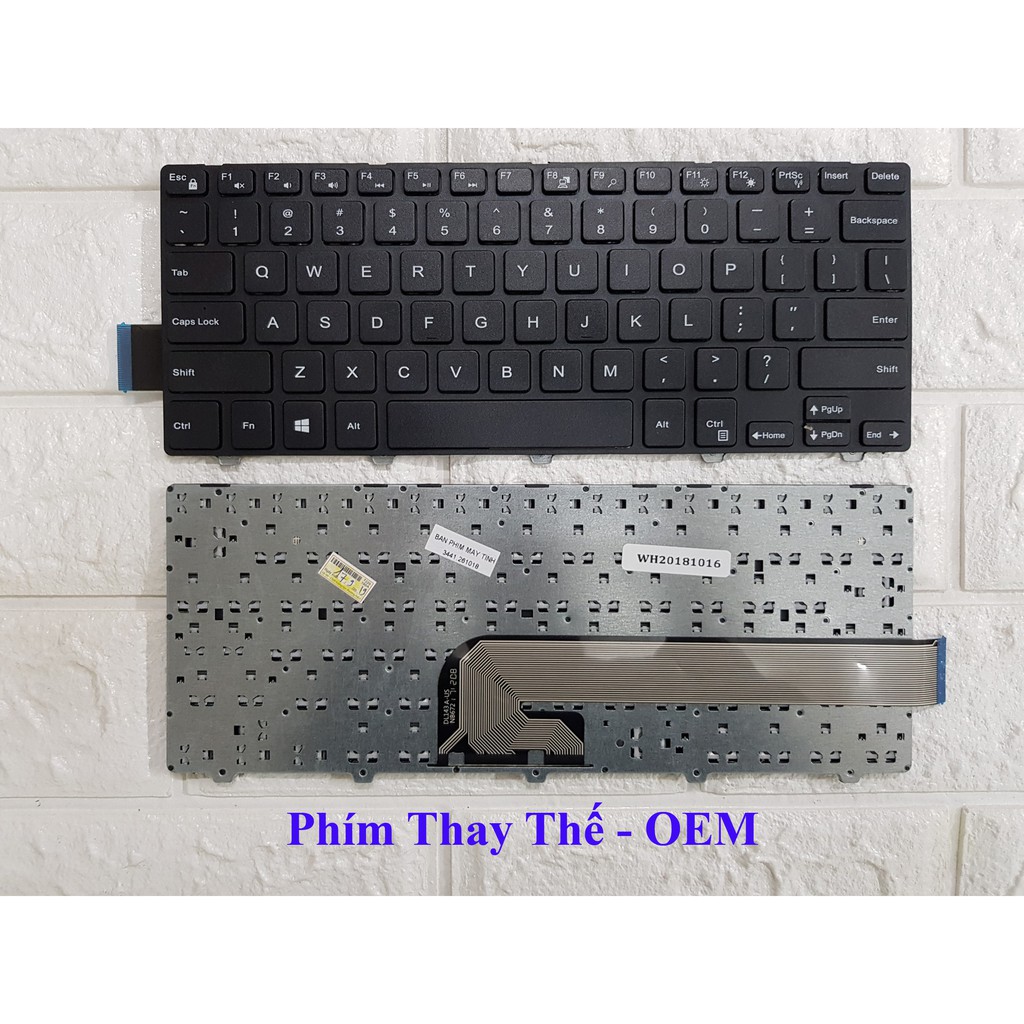 Phím Laptop Dell Inspiron 14-3000 3441 3442 3443 3451 3452 3458 3467 3468 3445 3459 5447 Nhập Khẩu