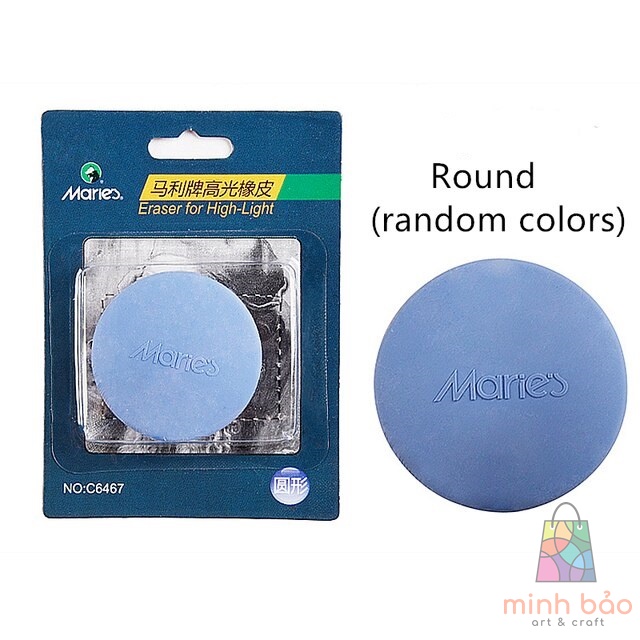 GÔM TẨY MARIE'S GIÁ RẺ HÌNH TRÒN, OVAL, TAM GIÁC, CHỮ NHẬT
