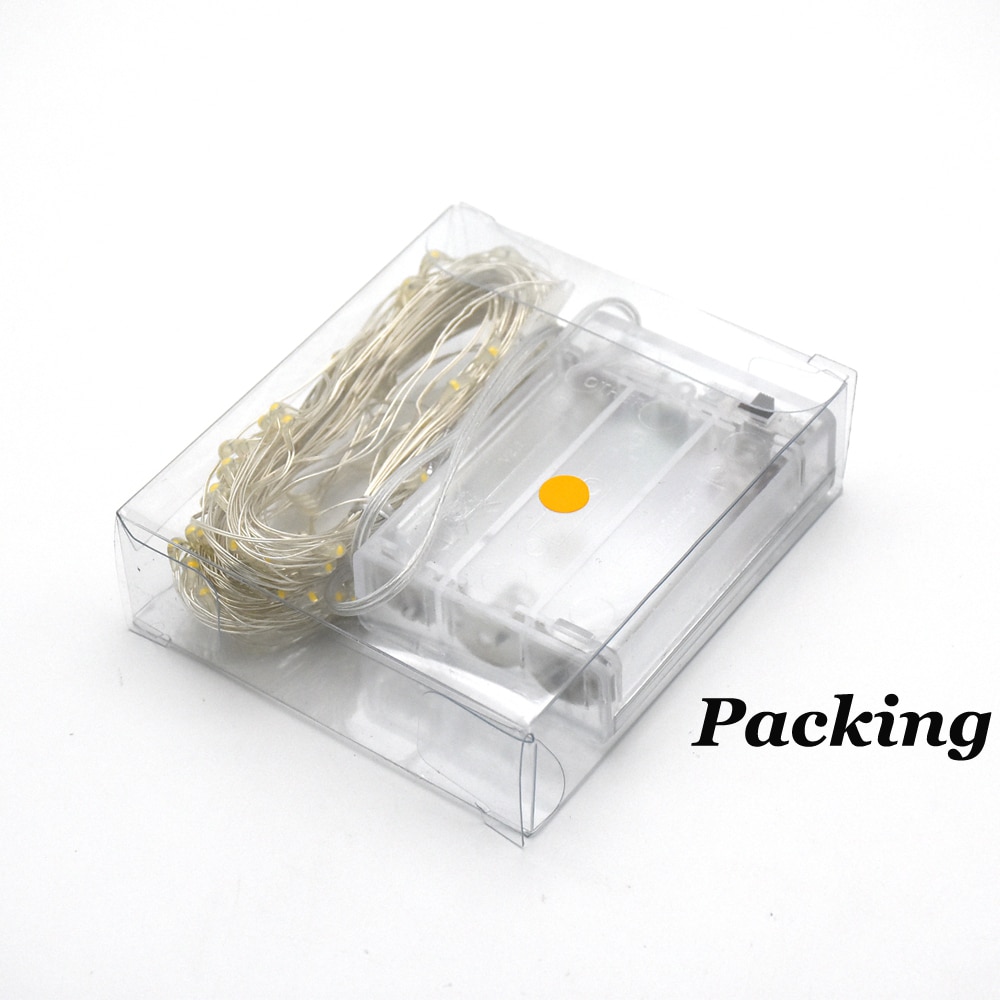 Dây đèn led 100 bóng 3 pin AA trang trí tiệc giáng sinh 2M 3M 5M 10M