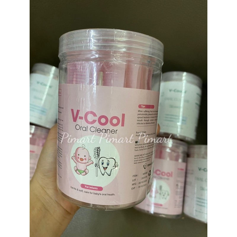 Gạc rơ lưỡi V-Cool vệ sinh răng miệng cho bé 30 gói