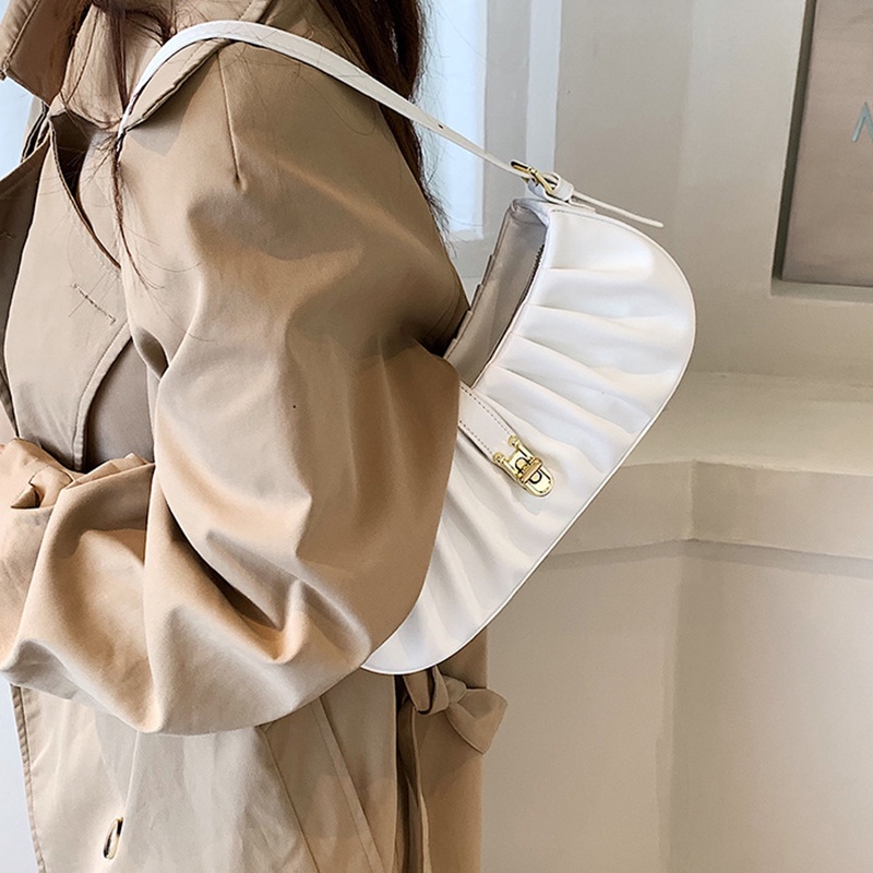 Túi Đeo Vai Màu Trơn Tùy Chỉnh Phong Cách Cổ Điển Thời Trang Cho Nữ