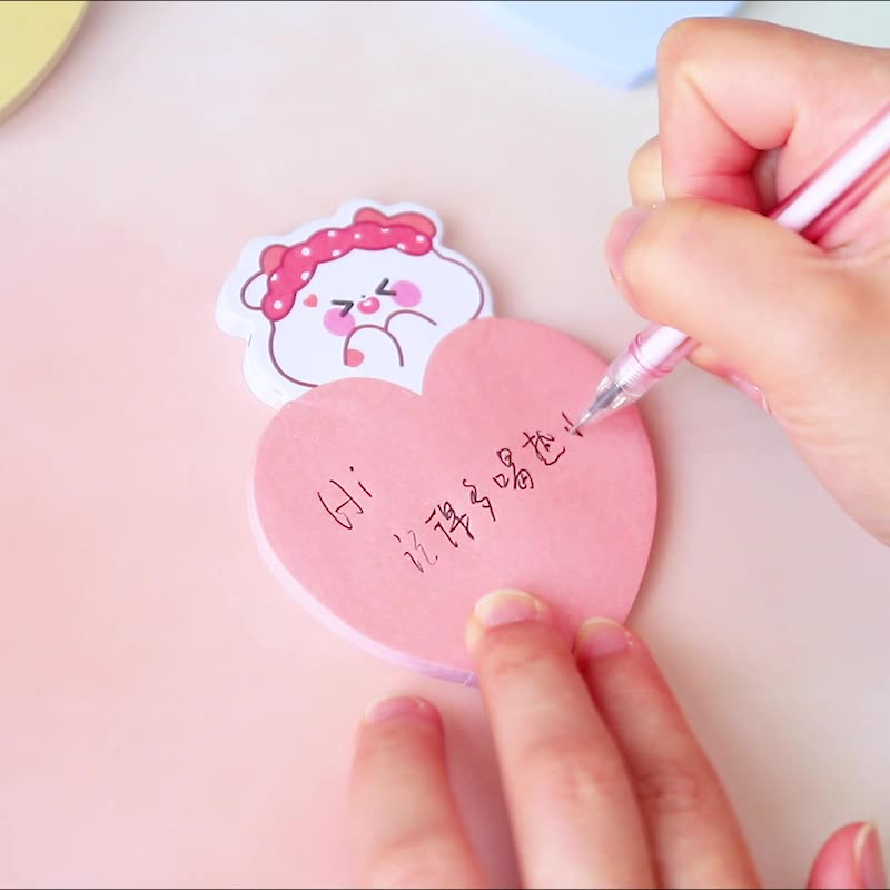 30 Tờ Giấy Note Mini HynBee Dùng Ghi Chú, Đánh Dấu Trang Họa Tiết Hoạt Hình Thú Cưng Đáng Yêu