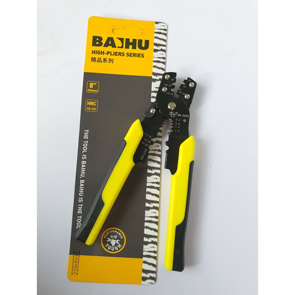 KÈM BẤM ĐẦU COS BAIHU 8'' 200mm HRC 58-60