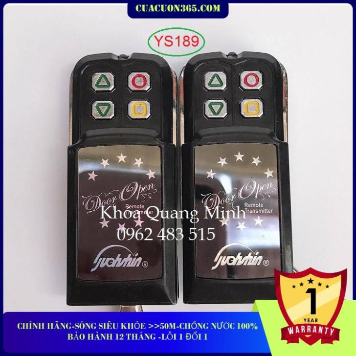 Điều khiển cửa cuốn YS189 Đài Loan chính hãng Sóng khỏe>>50m