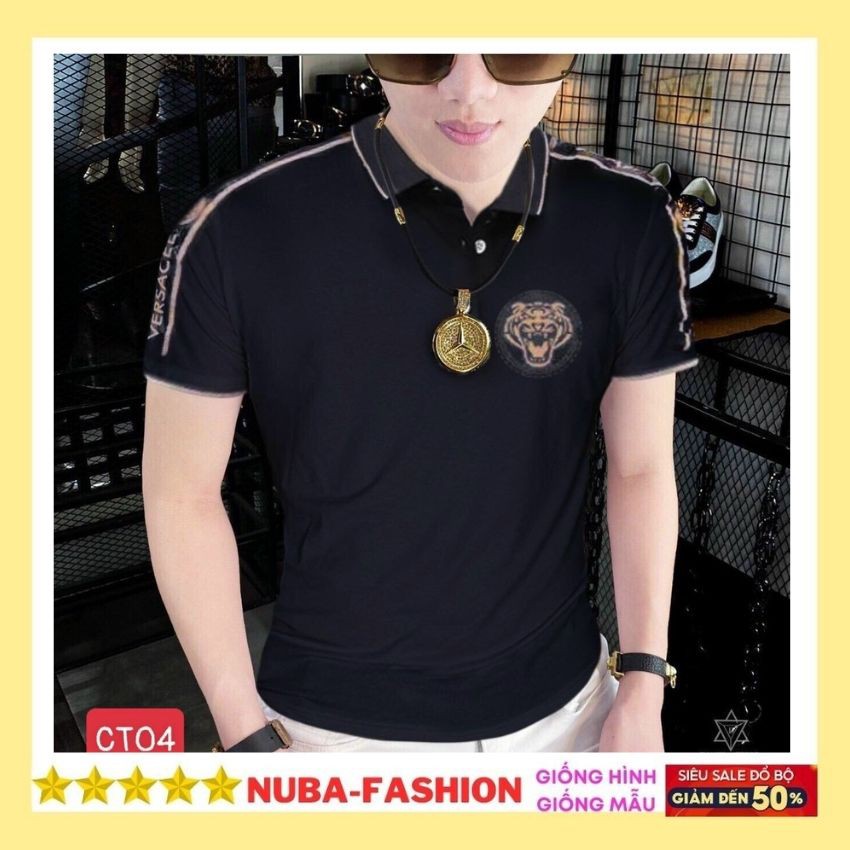 Áo thun nam nữ cổ bẻ cao cấp, ao phông chất vải polo, thấm hút mồ hôi TAKA 04