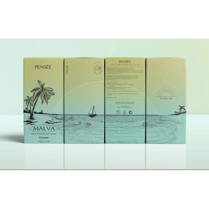 Sửa rửa mặt làm sạch sâu, không khô da, se khít lỗ chân lông Malva - Pensée | BigBuy360 - bigbuy360.vn
