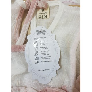 Váy hở vai cho bé