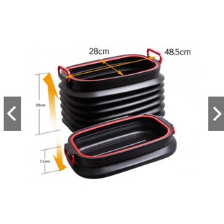 Thùng lò xo co giãn đựng đồ 40l sau cốp xe hơi ô tô đa năng tiện dụng