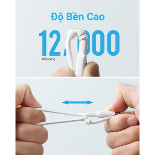 Cáp 3 đầu Lightning Type C Micro 0.9m Anker A8436
