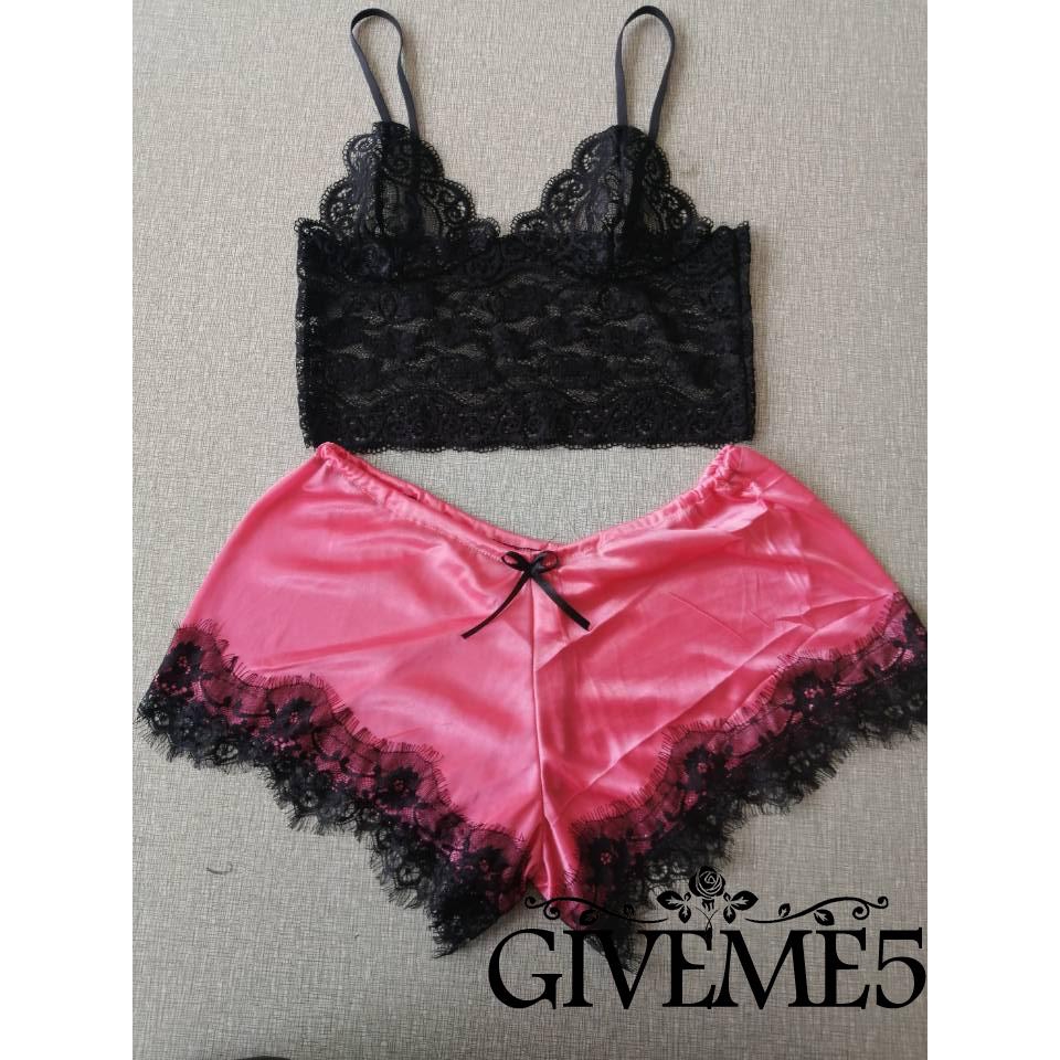 Bộ đồ ngủ ren mỏng quyến rũ gợi cảm cho nữ