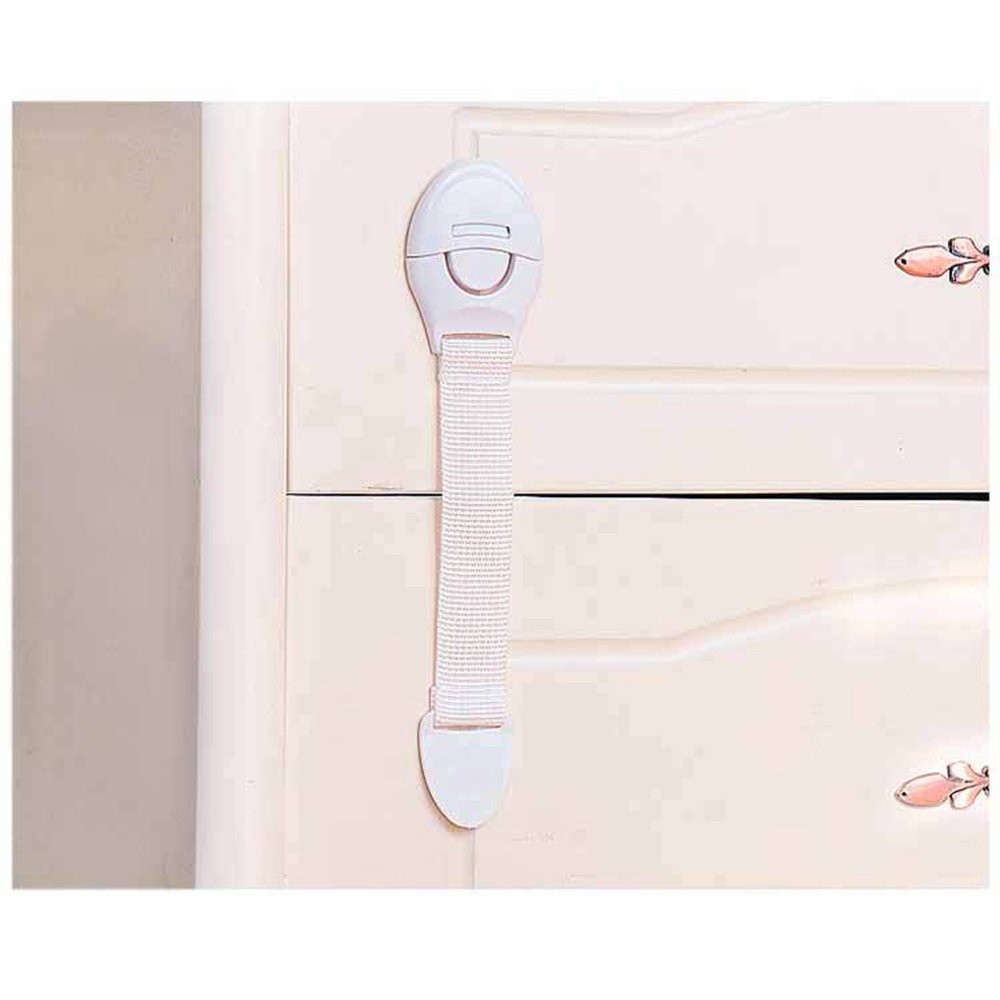 [Tổng Kho Sỉ] Dây Khóa Đai Nẹp Gài Cạnh Tủ T1 KIỂU DÂY VẢI, Cạnh Bàn, Tủ Lạnh, Ngăn Kéo Cửa - Chống Trẻ Em Kẹp Tay