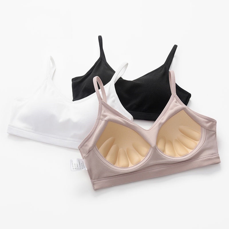 Áo Lót Bra Mút liền Nâng Ngực, Vải Cotton Mịn Cao cấp