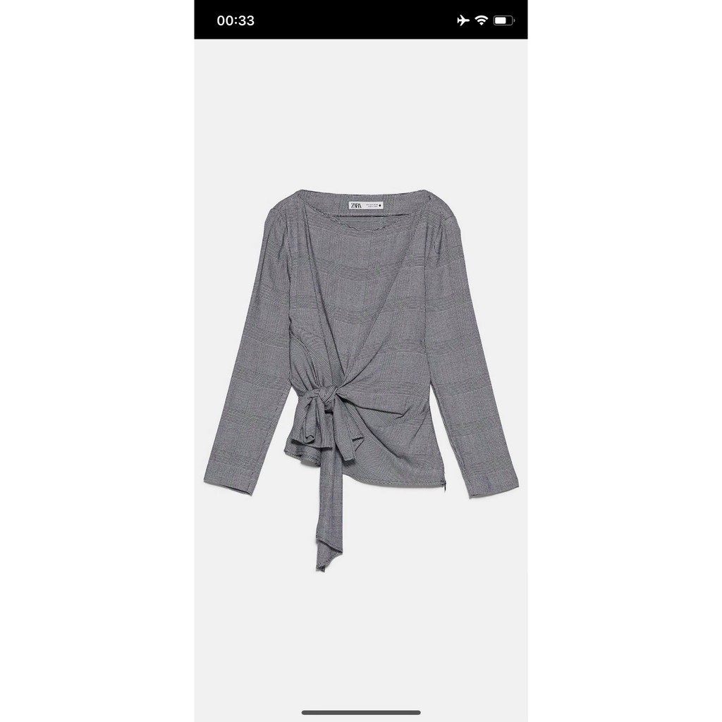 Áo thun ZR thắt nơ