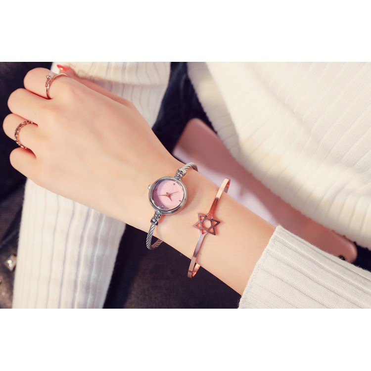 Đồng hồ nữ Candycat dây kim loại dạng lắc xinh size mini | BigBuy360 - bigbuy360.vn